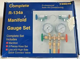 39248 Harbor Freight R134a R502 Manifold Gauge Set Hvac A/c Charging Service