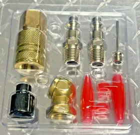 017100 Harvey Air Compressor 8 Piece Fitting Pack Kit