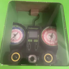 1839110 Hilmor New R410a 4-valve Manifold With Hose And Dual Readout Thermometer #3 1839110 Hilmor New R410a 4-valve Manifold With Hose And Dual Readout Thermometer #3