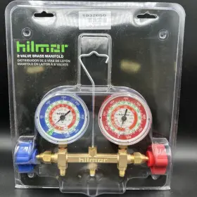 1932650 Hilmor 2 Valve Brass Manifold