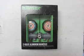 R22-404a-410a Hilmor 885363014419 2v22404410 2-valve Aluminum Manifold 1839134 New R22-404a-410a Hilmor 885363014419 2v22404410 2-valve Aluminum Manifold 1839134 New
