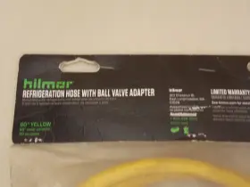 1839142 Hilmor 885363014495 Refrigeration Hose With Ball Valve Adapter 60 Inch Yellow #3