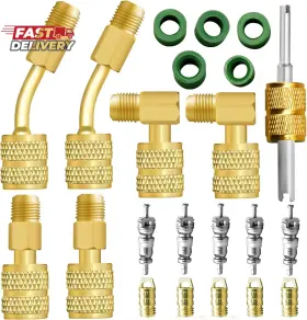 Hingtai 445007790722 Mini Split Adapter R410a Kit Refrigerant Hose Connector