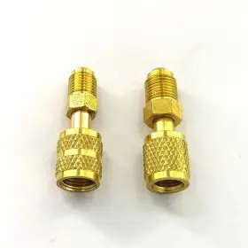 Tkdf48f53 Homesogood Tkdf48f53/b66hy 2pcs Vacuum Pump Brass Adapter R410a Mini Split 5/16 Quick Couplers T