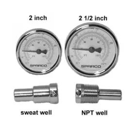 Gs250 Honeywell Gs250/u Thermometer 2.5 Inch Dial 1/2 Sweat Connection Gs250 Honeywell Gs250/u Thermometer 2.5 Inch Dial 1/2 Sweat Connection
