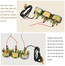 Hooto 769282529073 2 Volt Triple Gauge Kit 3 In 1 Car Meter Auto Voltmeter Water #3