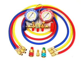 Ca-hd85 Hoteche R12 R22 R134a R404a Manifold Gauge Set 3 Inch Hvac A/c Charging Service 59