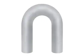 At180-300-clr-4 Hps 6061 T6 Aluminum Elbow Pipe Tubing 16 Gauge 180 Degree U Be