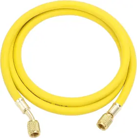 Hromee 313025637640 Ac Refrigerant Hose 60 Inch Hvac Charging With 1/4 Sae Flare 800