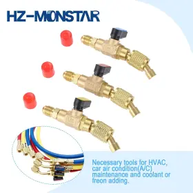 Hz-monstar 709930836986 Air Conditioner Angled Compact Shutoff Ball Valve R410a R134a Hvac #3 Hz-monstar 709930836986 Air Conditioner Angled Compact Shutoff Ball Valve R410a R134a Hvac #3