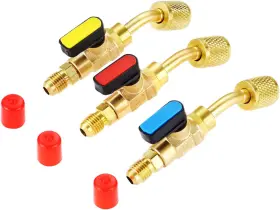 Hz-monstar R410a Air Conditioner Angled Compact Shut-off Ball Valve R134a Hvac Hz-monstar R410a Air Conditioner Angled Compact Shut-off Ball Valve R134a Hvac