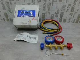 2906057400 Imperial New Tool 421c 2 Valve Manifold Gauge Brass 3 60 Inch Hose