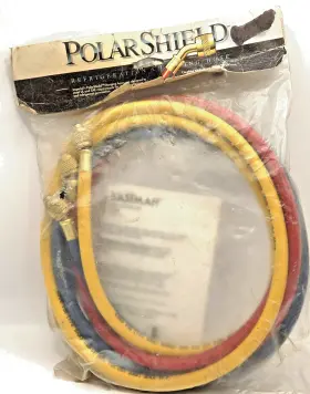 Imperial 405-mrs Eastman Polar Shield Refrigeration Charging Hose Set 405 Mrs 5ft Nos