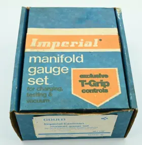 461-cb Imperial Vintage Gould Manifold Gauge Set System Analyzer Nos