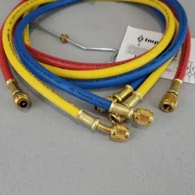 496-c Imperial Mechanical Manifold Gauge Set 2-valve With Hoses #3