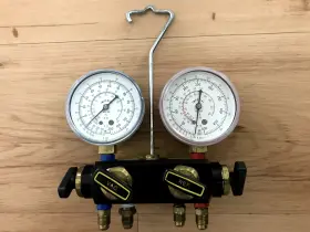 620-c Imperial Eastman Manifold Gauge Set 4-valve Stem System Analyzer 620-c Imperial Eastman Manifold Gauge Set 4-valve Stem System Analyzer