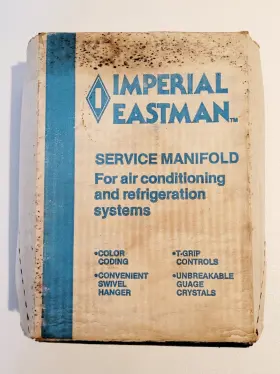 Manifold-4 Imperial Eastman 620-6 Vtg Service Valve System Analyzer-model Manifold-4 Imperial Eastman 620-6 Vtg Service Valve System Analyzer-model