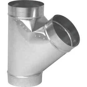 Gv0989 Imperial Full Flow Duct Wye 5 In 30 Ga Gauge Steel