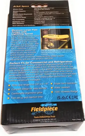 Jl3lc Instruments Inc 744110083965 - Large Pipe Clamp Probe #2