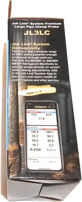 Jl3lc Instruments Inc 744110083965 - Large Pipe Clamp Probe #3