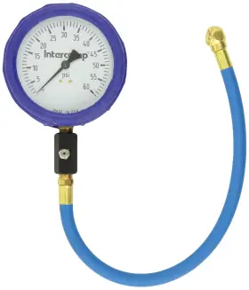 360060 Intercomp 099998223317 4 Inch 60 Psi Glow Air Pressure Gauge