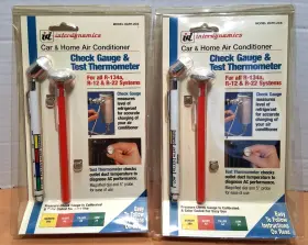 Interdynamics Gth-2cs - A/c Check Gauge And Test Thermometer Car Home Qty 2