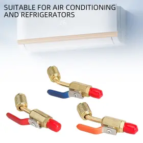 Jahyshow 883148874883 Manual Shut-off Valve 1/4 Inch Sae For Refrigerant-filled Hoses Or Manifolds New Jahyshow 883148874883 Manual Shut-off Valve 1/4 Inch Sae For Refrigerant-filled Hoses Or Manifolds New