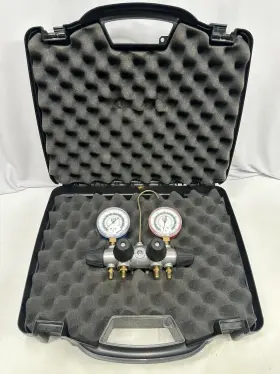 12-m-0200 Jb Industries 4 Valve Hvac Refrigeration Manifold Gauge Set R22 R12 R502