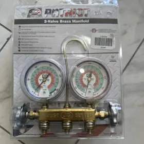 22101-310 Jb Industries Manifold Gauge Kit 2 Valves 3 Hoses Patriot Kobra