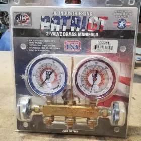 Jb Industries 22225l Patriot 2-valve Brass Manifold. No Hoses Made In Usa