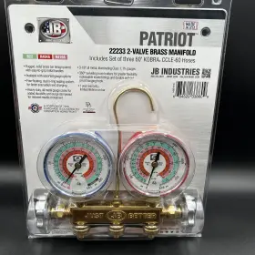 22233-2 Jb Industries Patriot 2- Valve Brass Manifold