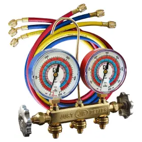 808z55 Jb Industries 22633 Valve 2 Manifold With Hose Set Brass