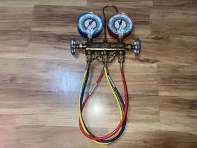 22733rf-18 Jb Industries Patriot 2-valve Brass Manifold Propane Gauges And Hoses