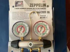 24233 Jb Industries Two-valve Manifold Gauge And Hose Set 24233 Jb Industries Two-valve Manifold Gauge And Hose Set