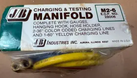 28006 Jb Industries Charging Testing Manifold M2-6 Edp - Gauges Hoses Valves