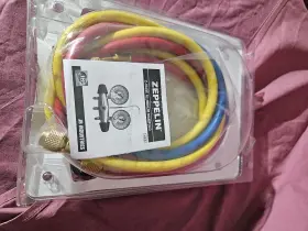 H2f2 Jb Industries 684520242333 24233 Zeppelin 2 Valve Manifold Gauge With 60 Inch Hoses #2