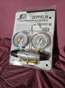 H2f2 Jb Industries 684520242333 24233 Zeppelin 2 Valve Manifold Gauge With 60 Inch Hoses