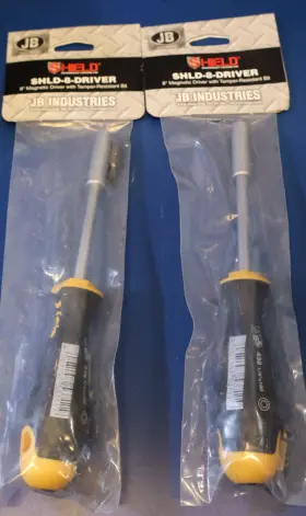 Jb Industries 684520337954 Lot Of 2 Just Better Shield Shld-8-driver 8 Inch Magnetic Screwdriver With 1 Bit Jb Industries 684520337954 Lot Of 2 Just Better Shield Shld-8-driver 8 Inch Magnetic Screwdriver With 1 Bit
