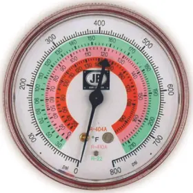 Jbim2-465 Jb Industries M2-465 Standard Manifold Gauges 2-1/2 Inch