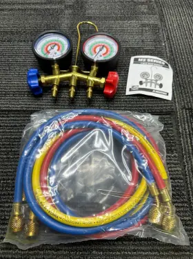 M2-22231 Jb Industries Manifold Gauge 2-valve With Kobra Hoses