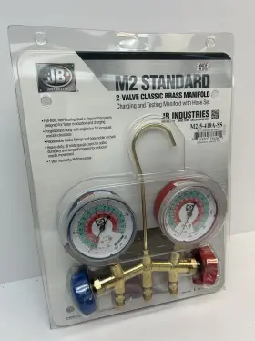 M2-5-410a Jb Industries Manifold Gauge 2-valve-hvac New #3