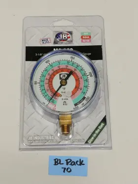 M2-820 Jb Industries Glow In The Dark Manifold Gauges 3-1/8 Inch New-old Stock