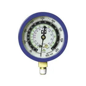 M2-890 Jb Industries Gauge 3-1/8 In Dia Low Side Blue 500 Psi 3mrf6