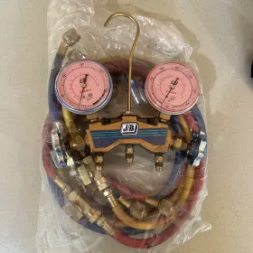 M7-5gy5 Jb Industries Chargin And Testing R-410a Manifold Set New With Hoses