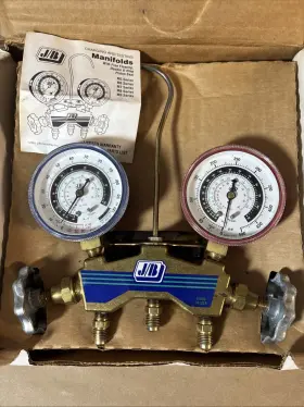 M8-36 Jb Industries J B Charging/testing Manifolds See Pics For Refrigerant Details