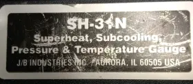 Sh-31n Jb Industries Superheat Subcooling Pressure Temperature Digital Gauge With Case #3