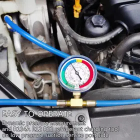 Jifetor 690770904099 Ac Charge Hose With Gauge For R134a Car Hvac Refrigerant Recharge Kit Home Air #3 Jifetor 690770904099 Ac Charge Hose With Gauge For R134a Car Hvac Refrigerant Recharge Kit Home Air #3