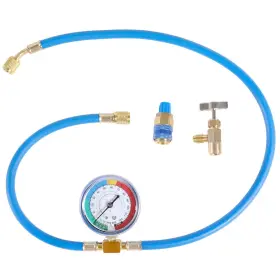 Jifetor 690770904099 Ac Charge Hose With Gauge For R134a Car Hvac Refrigerant Recharge Kit Home Air Jifetor 690770904099 Ac Charge Hose With Gauge For R134a Car Hvac Refrigerant Recharge Kit Home Air