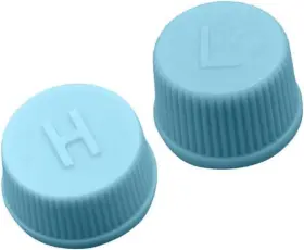 Jinshining 792483223273 2 Pcs Blue Replacement Valve Caps For Car Air Conditioning Leakproof R134a A