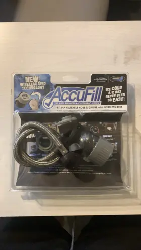 Johnsens 078239070002 Accufill R-134a Reusable Ac Hose And Gauge With Wireless Rfid